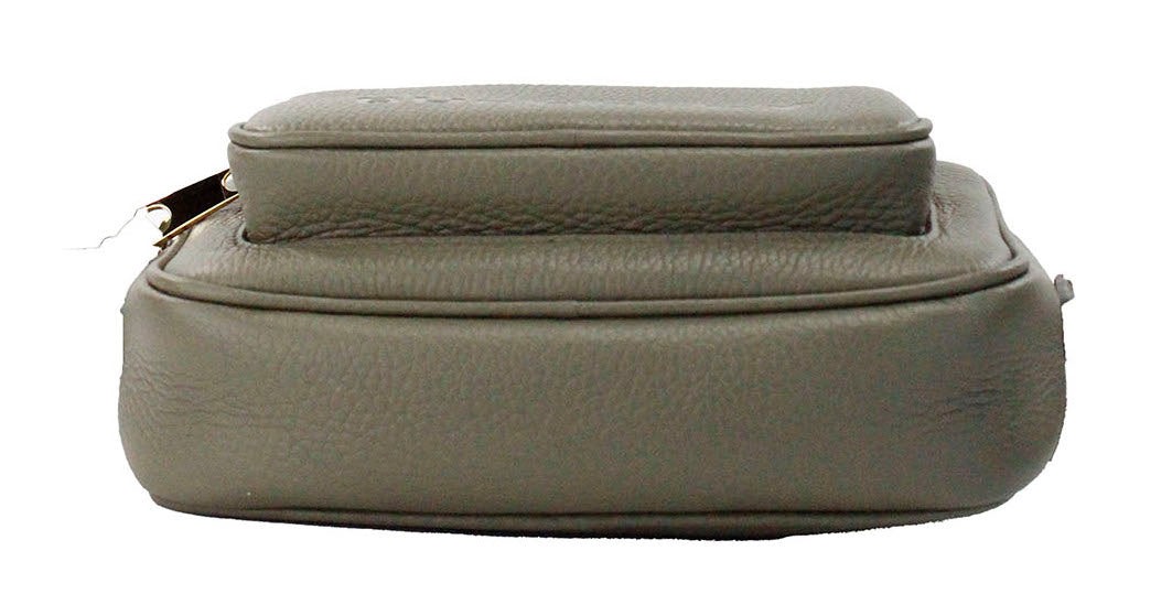 Burberry Small Branded Dark Fern Green Grainy Leather Crossbody Women Bag